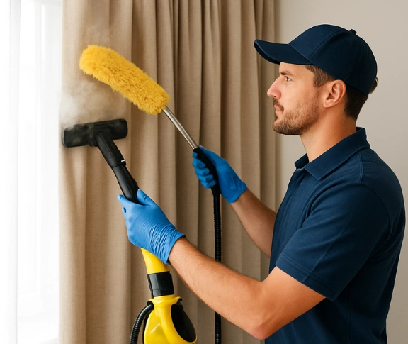 Trusted blind cleaning technician Matty Curtain Cleaning gardenvale-vic QLD